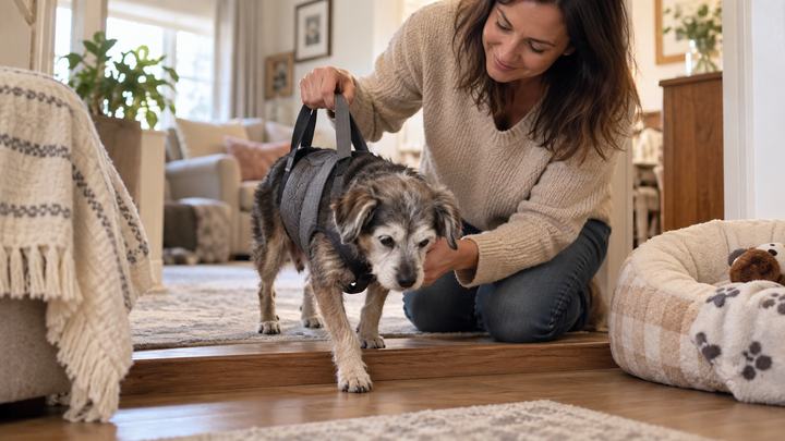 How to Help a Senior Dog on Slippery Floors