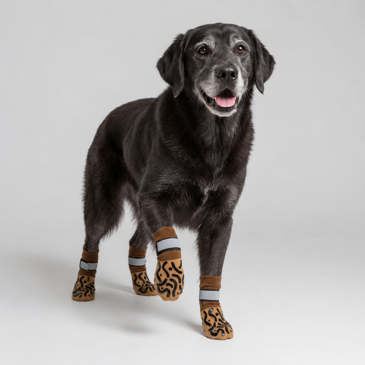 Senior Dog Non-Slip Grip Socks for Hardwood & Tile