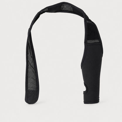 FlexSupport dog knee and hind leg brace in black for rear leg mobility support