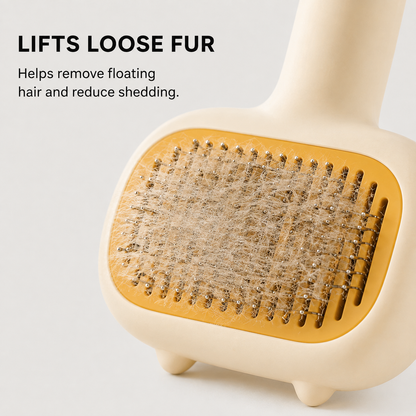 BearCare pet brush easy hair release after grooming
