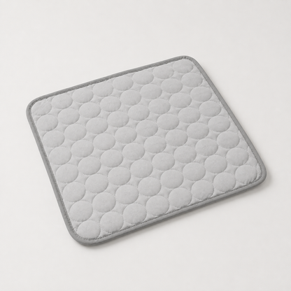 BreezeCool gray foldable pet cooling mat color option