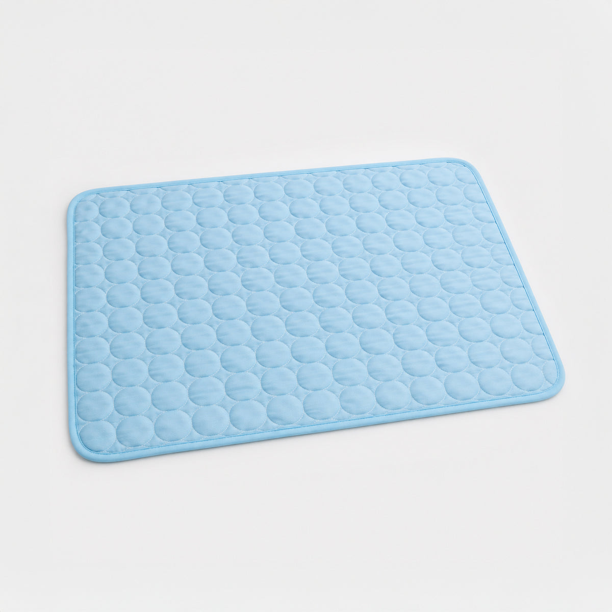 BreezeCool light blue summer pet cooling mat for dogs and cats