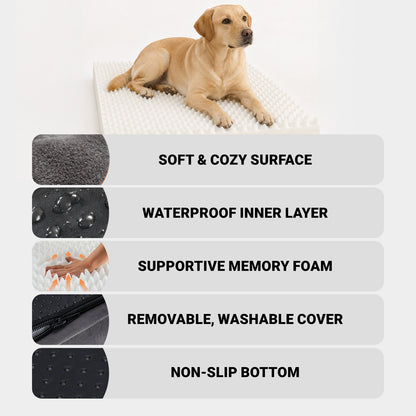 Cloud Support orthopedic dog bed detail showing supportive cushioned construction