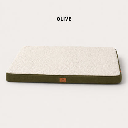 Olive CloudRest supportive dog mattress with soft cushioned surface for daily rest