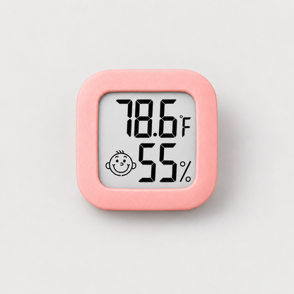 ComfortCheck indoor temperature monitor with compact LCD screen