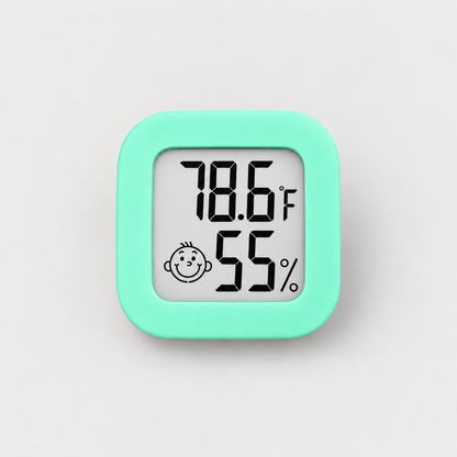 ComfortCheck mini hygrometer for home and pet-friendly spaces