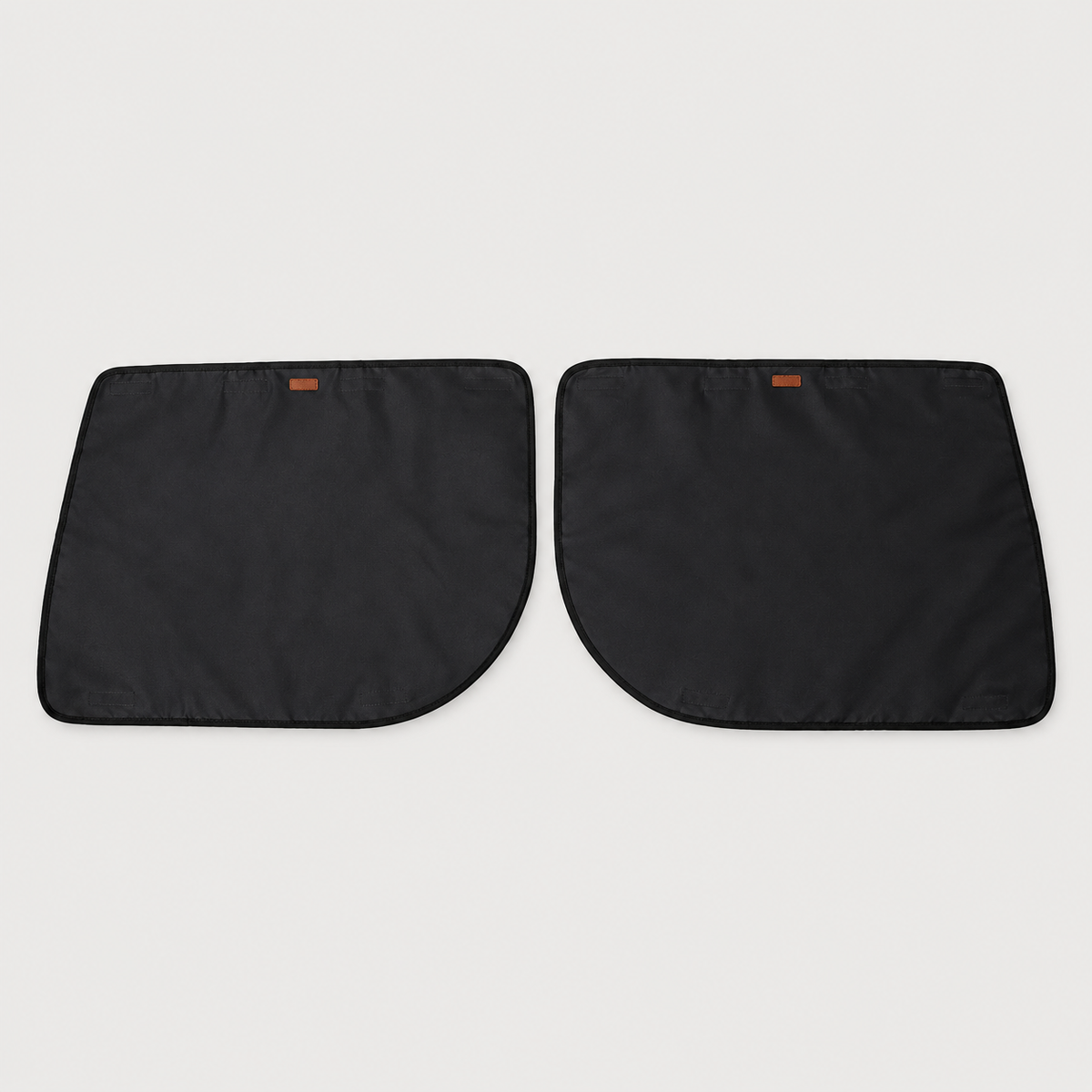 Dog car door guard color options in beige grey and black for pet travel