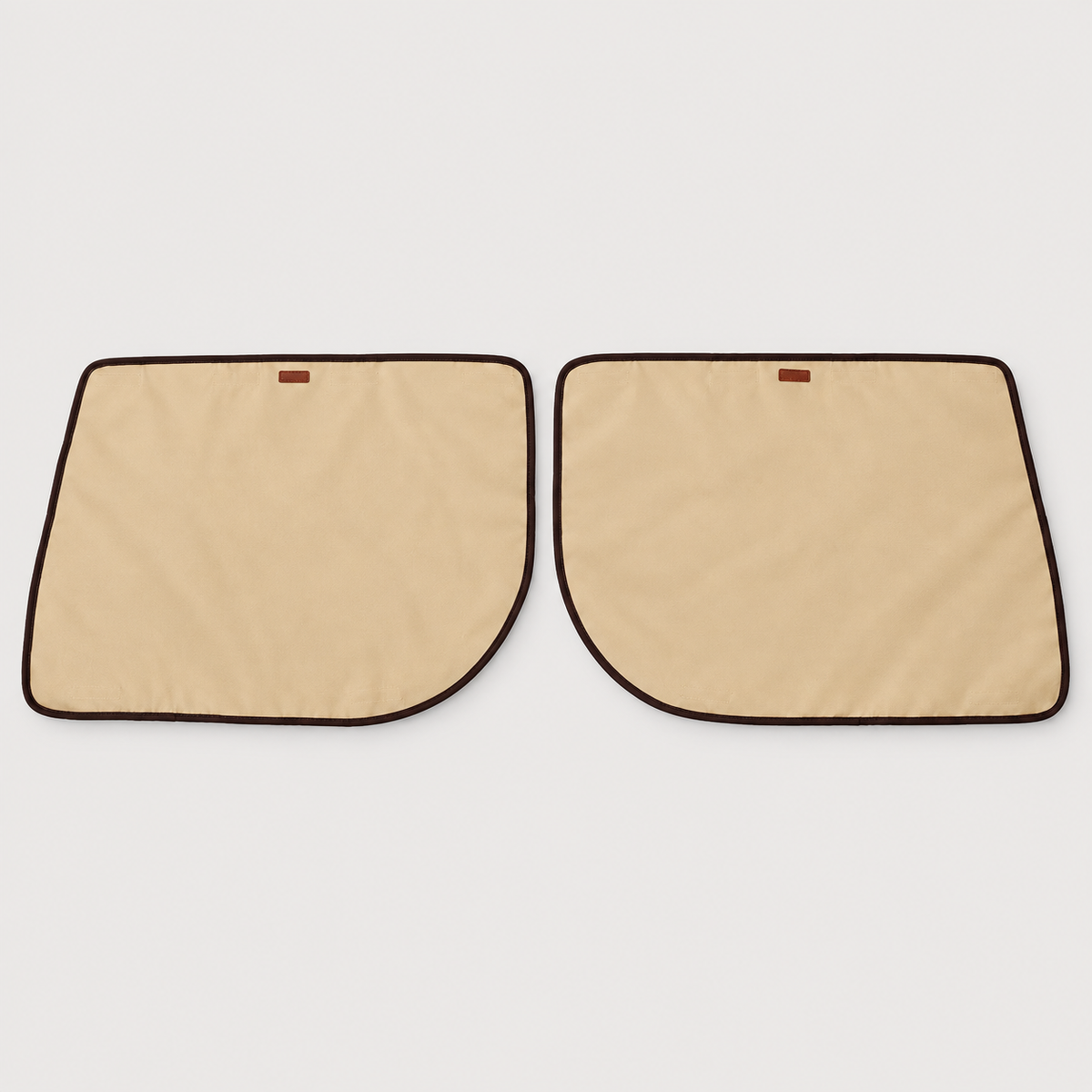 Grey dog car door guard 2 pack for paw-friendly vehicle door coverage