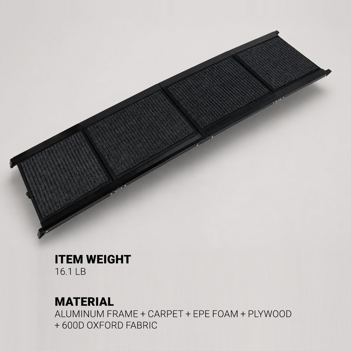 EasyClimb folding dog ramp dimensions and specifications for senior dogs