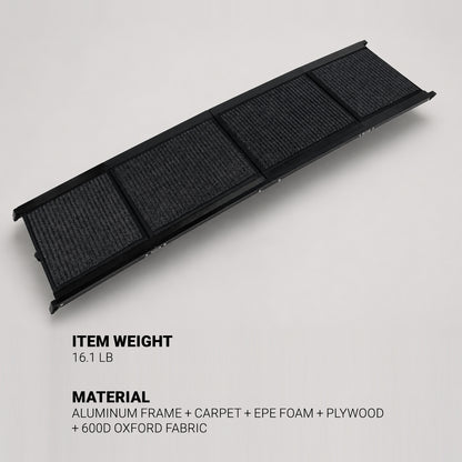 EasyClimb folding dog ramp dimensions and specifications for senior dogs