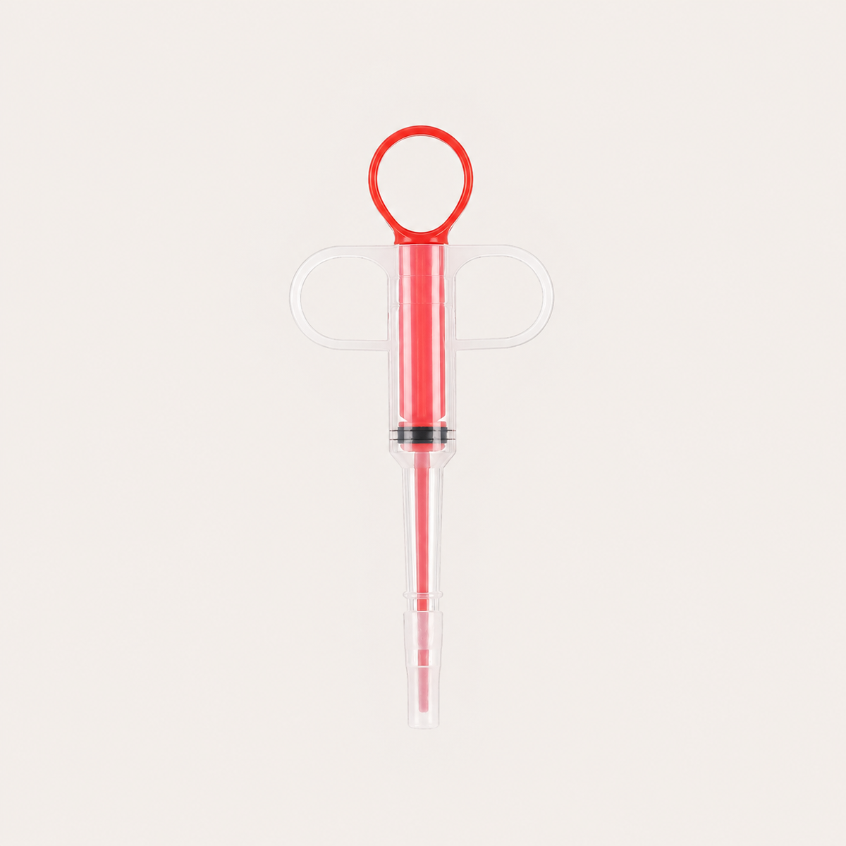 EasyDose red oral feeding dispenser for dogs and cats