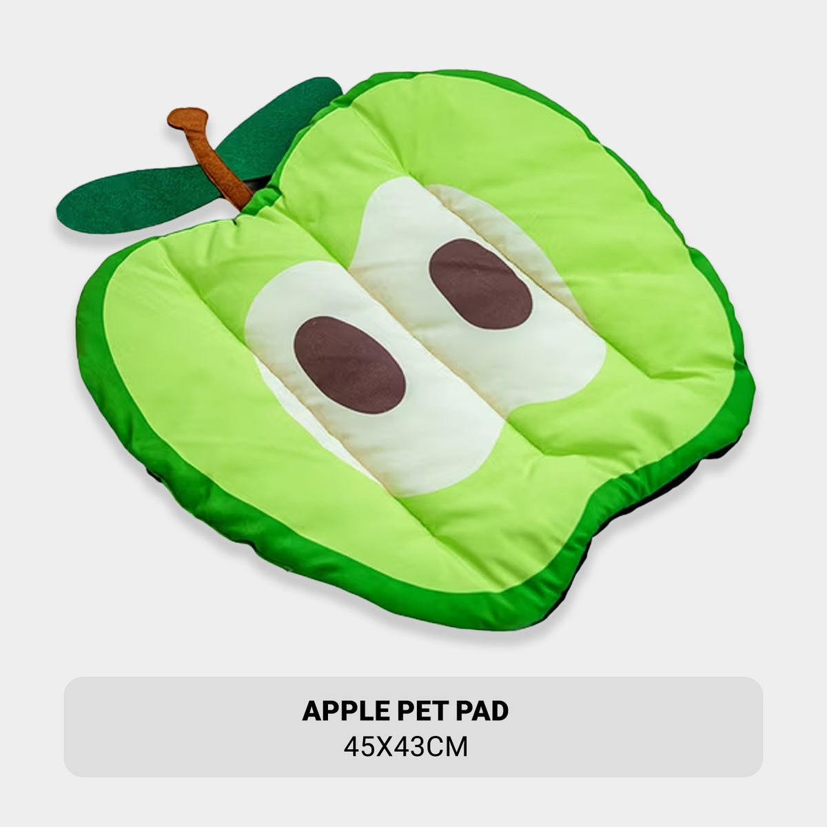 Fruity Nap pet mat in an apple design for cats and small dogs