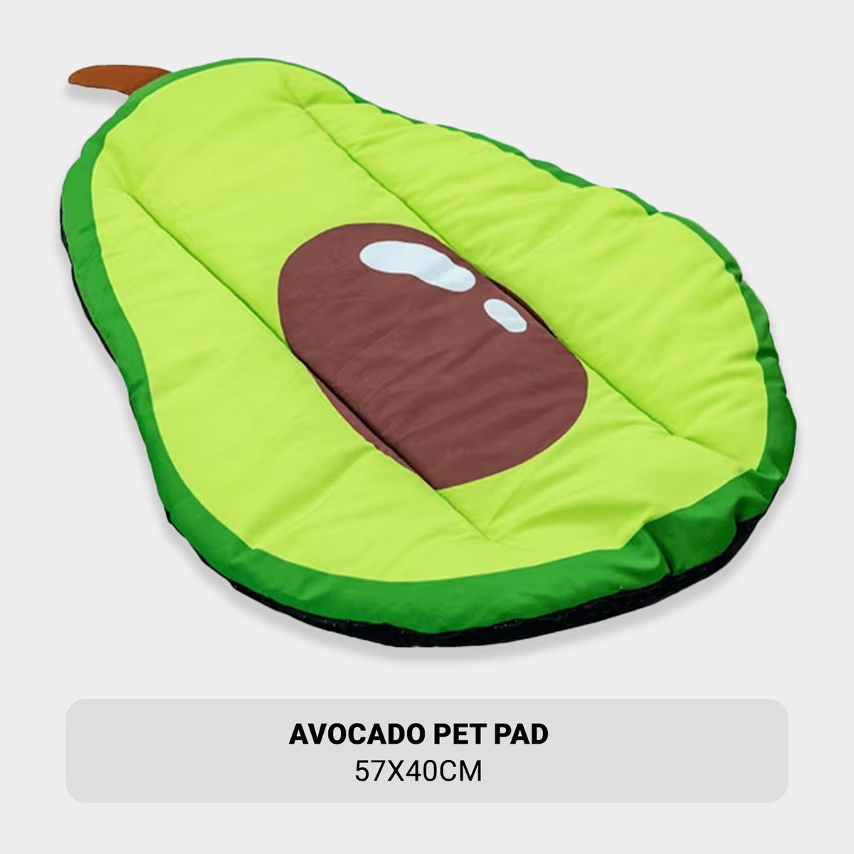 Fruity Nap pet mat in an avocado design for cats and small dogs