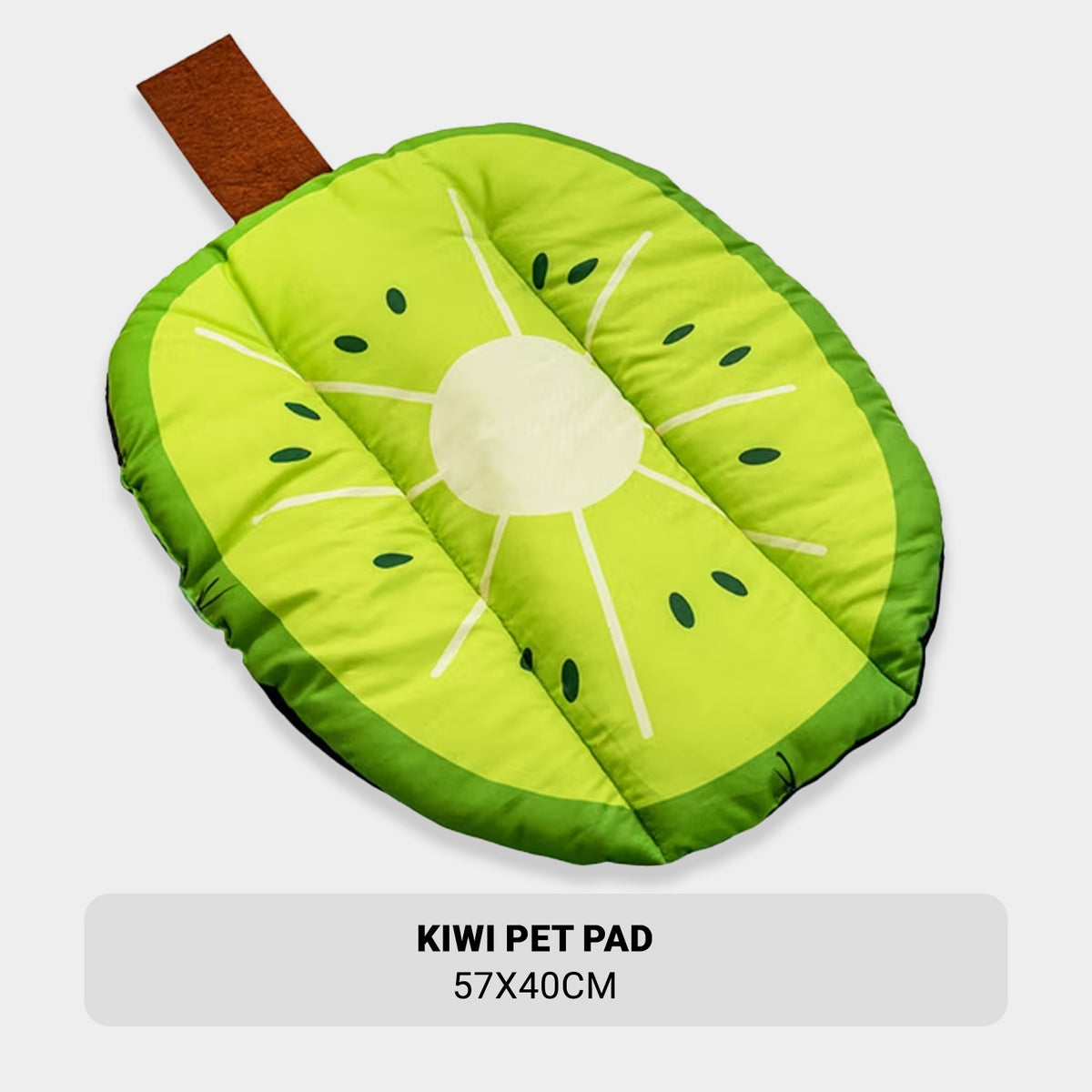 Fruity Nap pet mat in a kiwi design for cats and small dogs