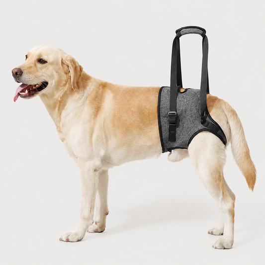 GentleLift rear support dog harness for helping senior dogs with hind leg mobility