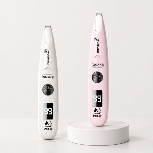 LED Precision Paw Trimmer for precise grooming around dog paws, face, and ears