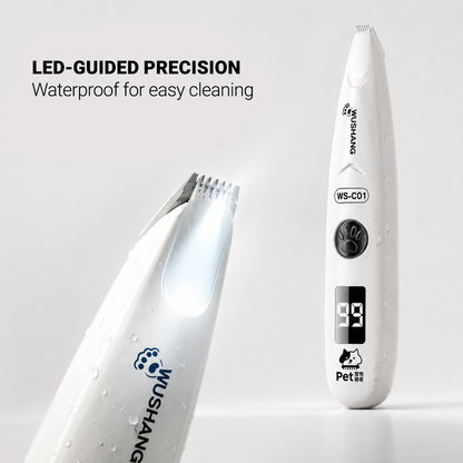 LED Precision Paw Trimmer detail for precise trimming around small and hard-to-reach areas
