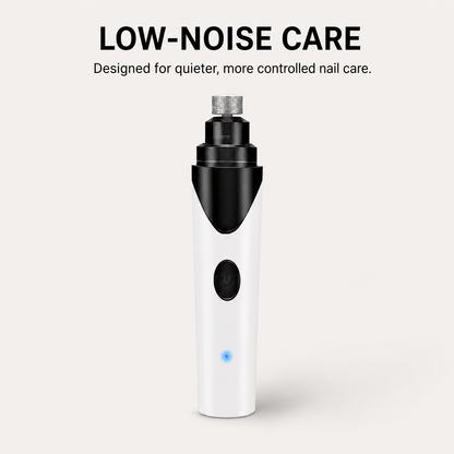QuietTrim rechargeable low-noise dog nail grinder