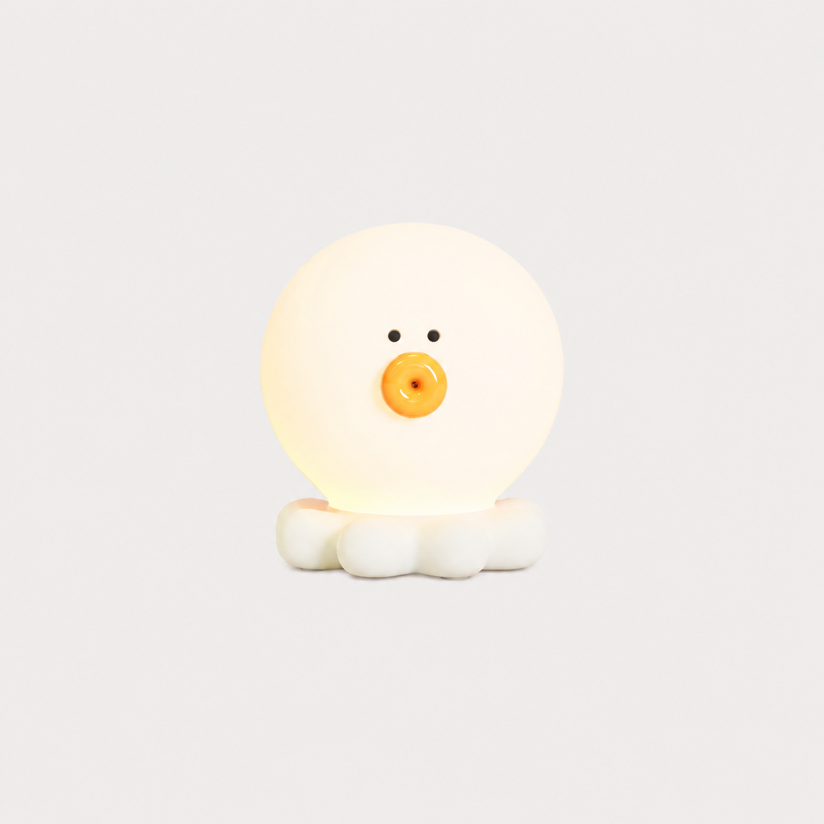 OctoGlow colorful base silicone night light glowing pink