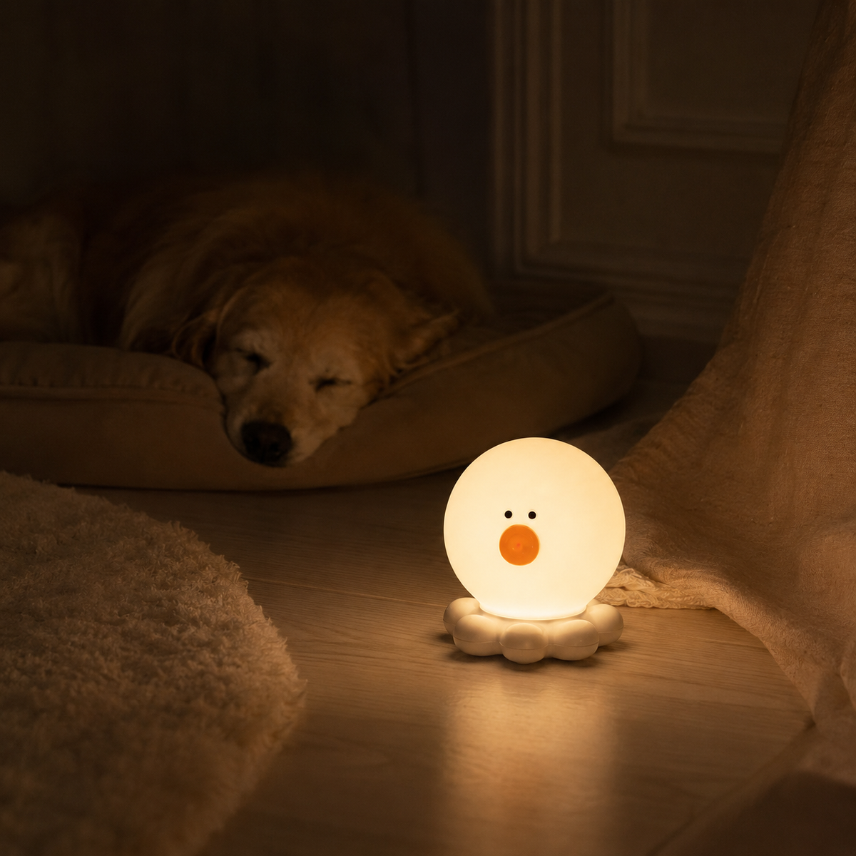 OctoGlow LED octopus night light alternate product view