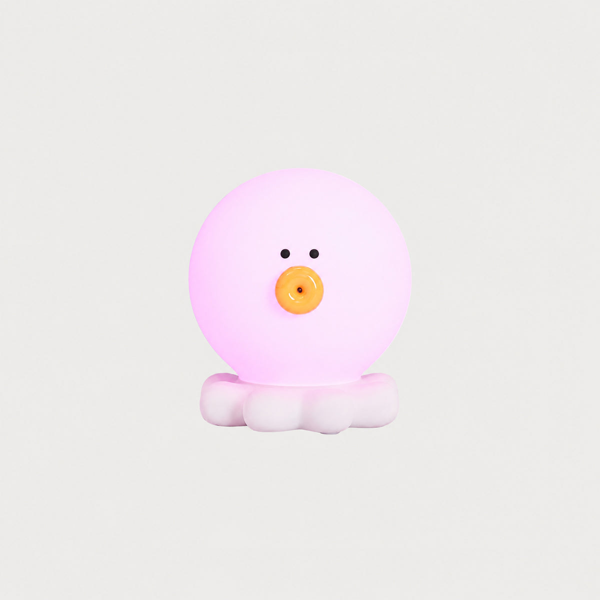 OctoGlow single-color base silicone night light with warm glow