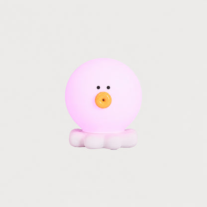 OctoGlow single-color base silicone night light with warm glow