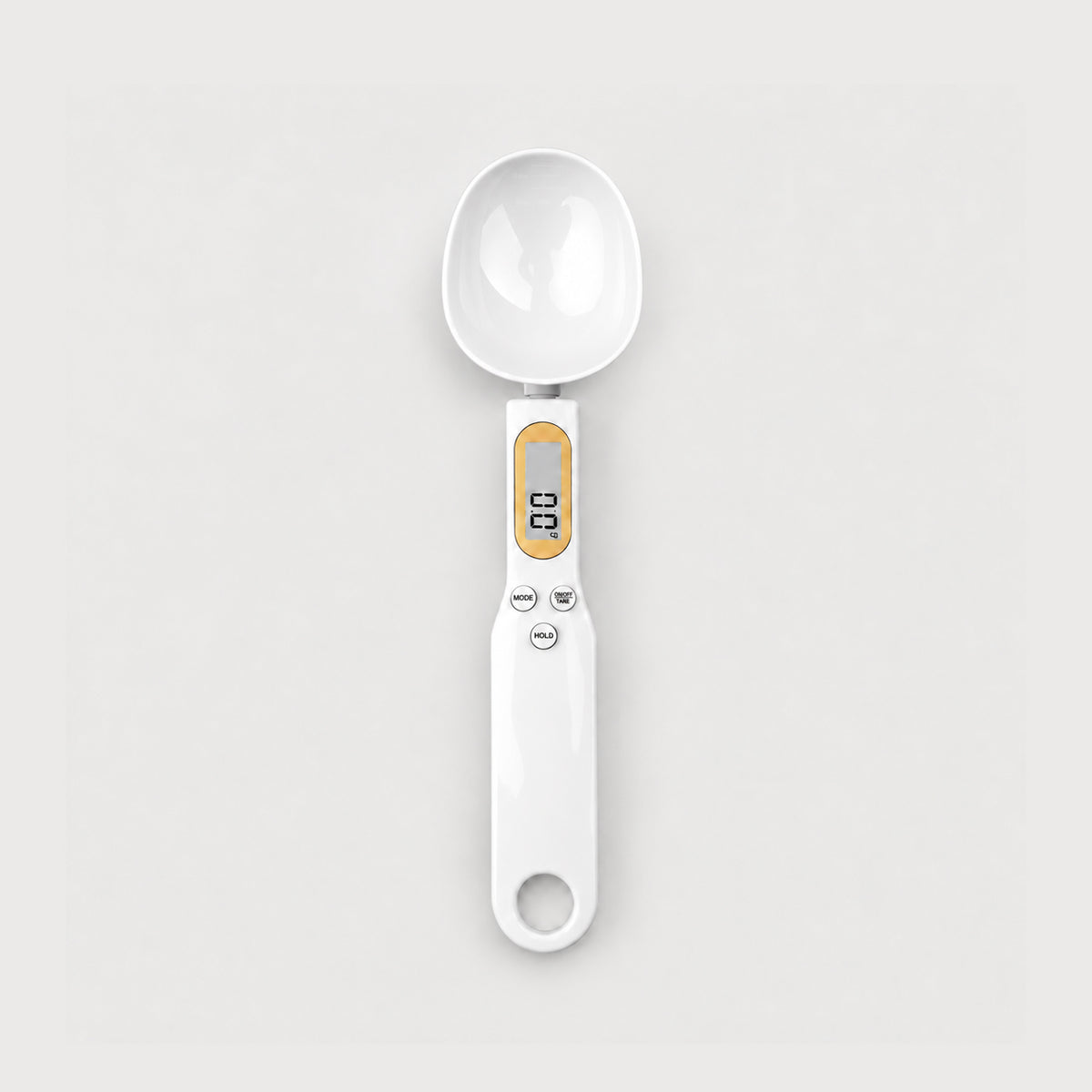 Pet food portion scale spoon for consistent meal measuring