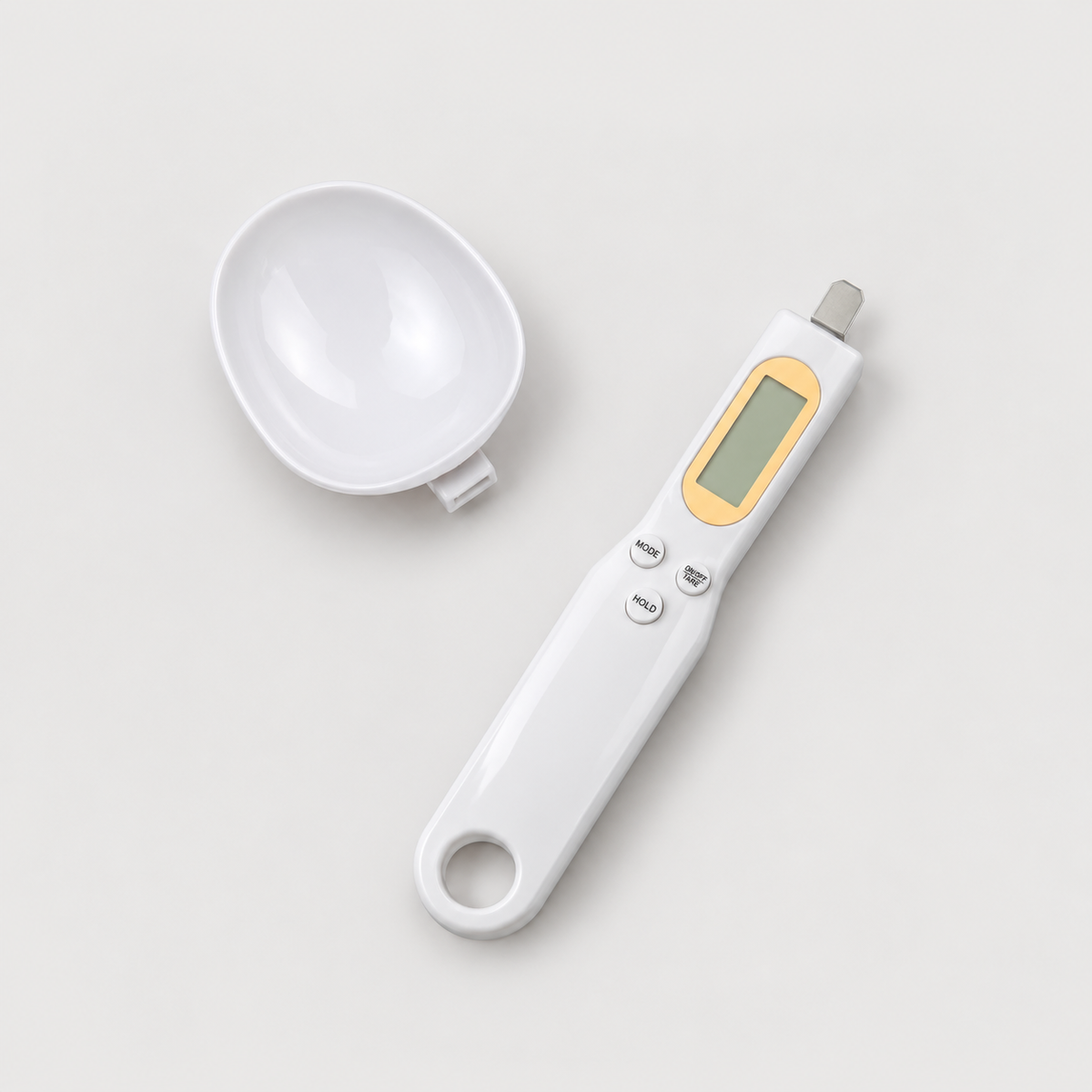 PortionPro pet food scoop scale with LCD display