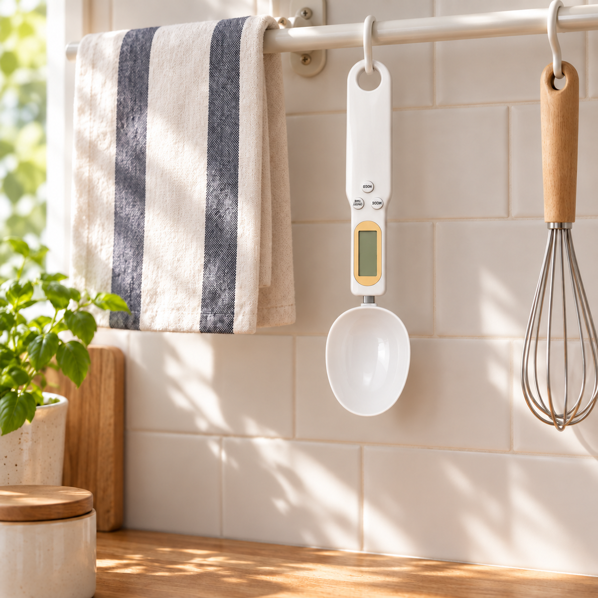 LCD measuring spoon scale for pet food