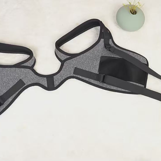 Padded support panel on GentleLift dog mobility harness