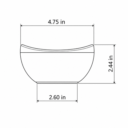 QuietMatte silicone dog bowl product and material detail
