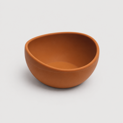 QuietMatte matte silicone dog bowl in Pink for small and medium dogs