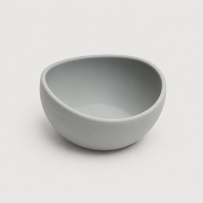 QuietMatte matte silicone dog bowl in Sky Blue for small and medium dogs