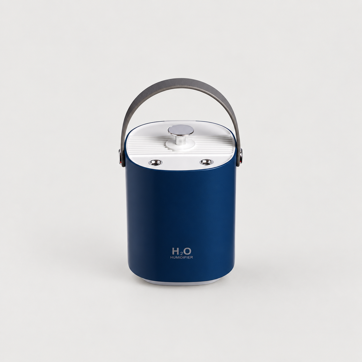 Compact QuietMist rechargeable humidifier with carry handle and dual mist outlets