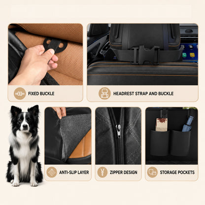RoadNest waterproof dog car hammock feature overview with upgraded travel-friendly design