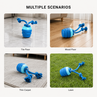 SmartMotion interactive dog ball with automatic rolling action for active playtime