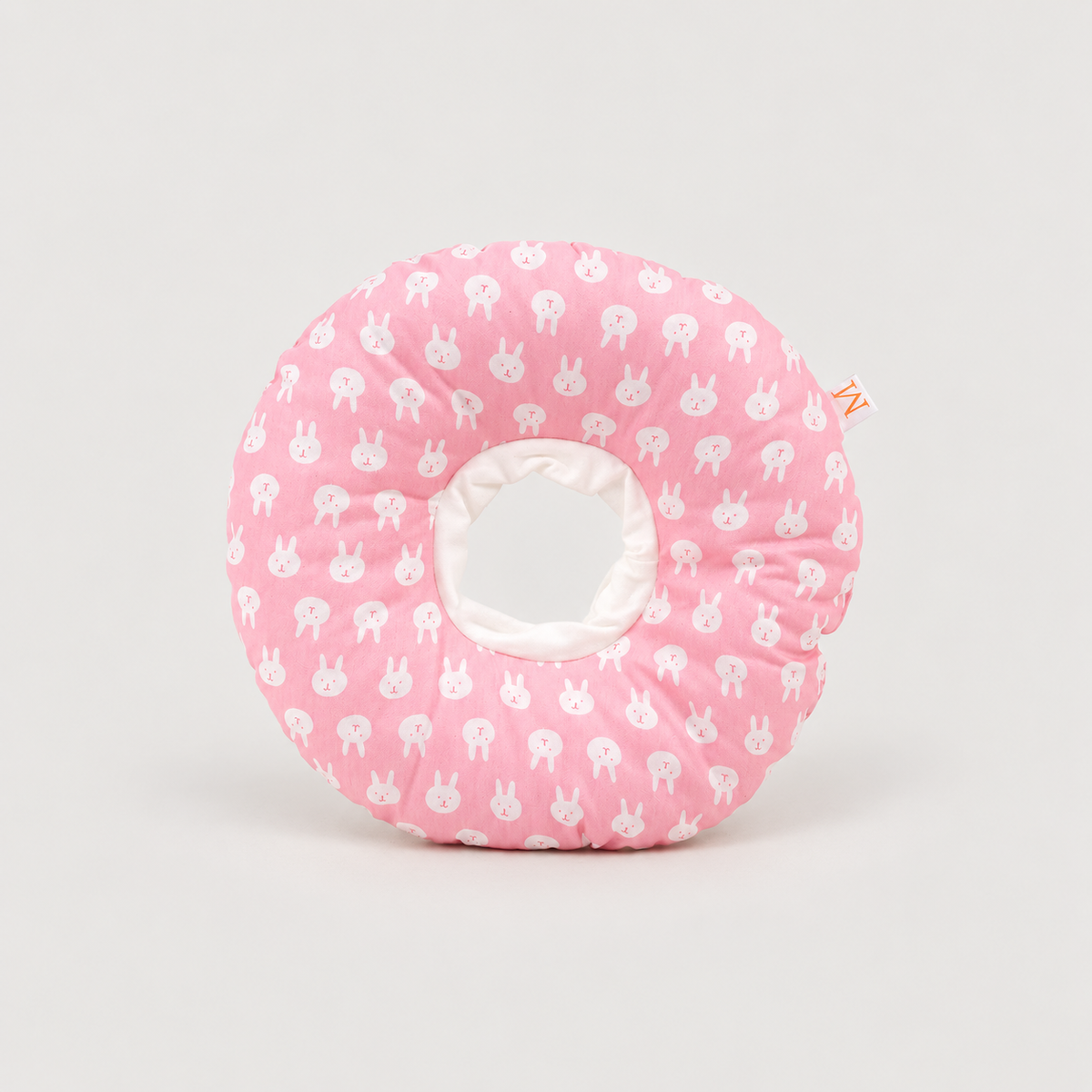 Soft dog recovery donut collar in Rabbit print