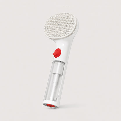 SoftMist 3-in-1 pet grooming brush product detail for at-home grooming of dogs and cats