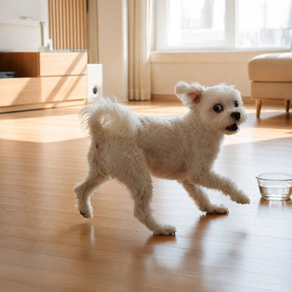 SteadyStep self-adhesive anti-slip dog paw grips for indoor traction and mobility support