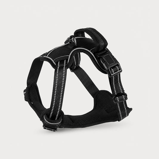 SteadyWalk reflective no-pull dog harness with padded adjustable design for everyday walks