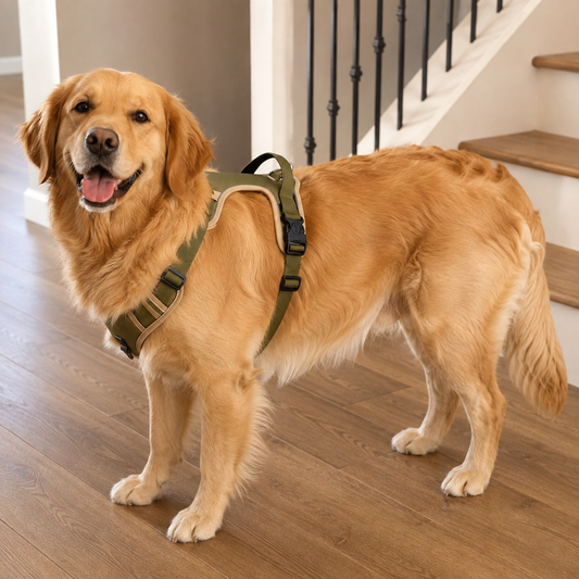 SureStep padded senior dog support harness product view with supportive body coverage