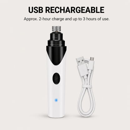USB rechargeable electric dog nail grinder